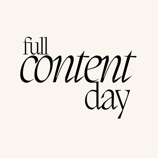 Full Content Day